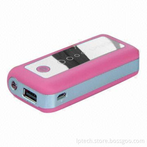 Supply 5,600mAh Capacity Emergency Mobile Travel Charger/Power Bank with 5V DC/1A Input